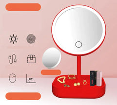 Portable LED Vanity Mirror